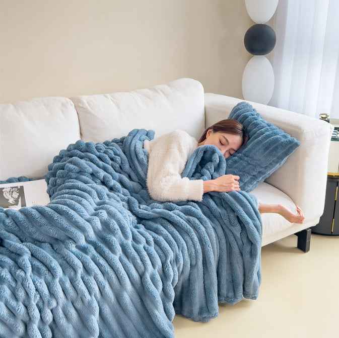Cozy Velvet Fur Blanket for Ultimate Comfort