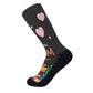Zimonto Women's Crew Socks with Heart Design - Cute & Comfy