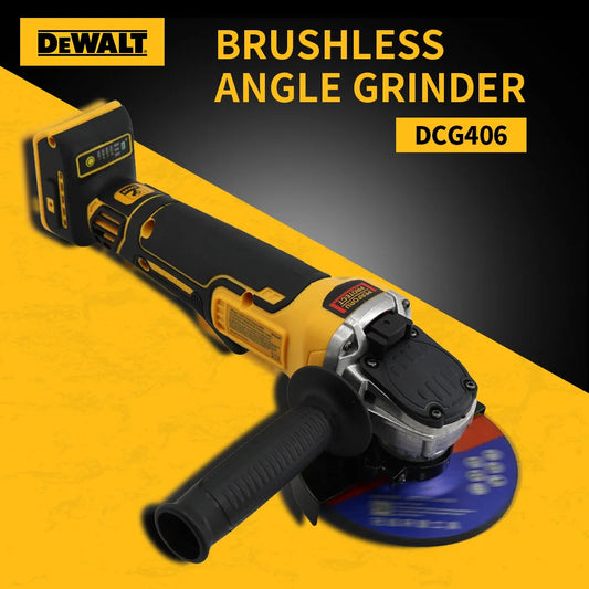 Zimonto - DEWALT DCG406 Kit 100/125MM 20V Angle Grinder Brushless Maglev Metal Cutting Charging Angle Grinder No Battery