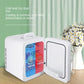 Zimonto - Portable Refrigerator, Mini Mini Refrigerator, Dual Purpose Cold and Warm Car and Home Refrigerator, Cosmetic Preservation Box