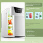 Zimonto - 220V Compact Portable Fridge Mini for Car and Home Use, Dormitory Refrigerator, Small Freezer with Vehicle Power Adapter A 22L display screen A