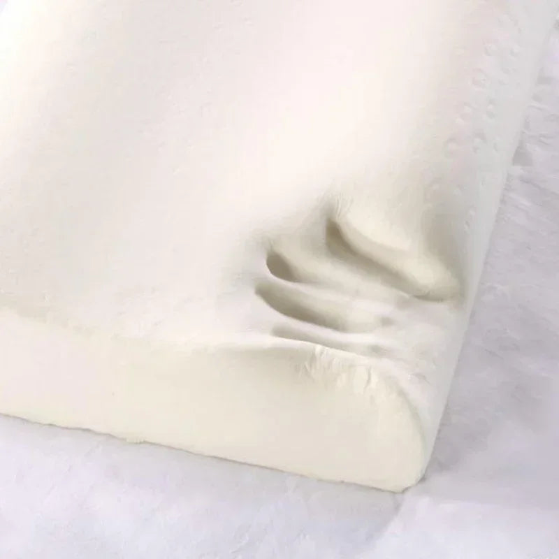 Zimonto - 50*30cm Bamboo Fiber Pillow Slow Rebound Health Care Memory Foam Pillow Memory Foam Pillow Orthopedic Pillows Support NeckRelief