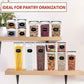 14-Piece Airtight Food Storage Set with Customizable Labels, Dishwasher Safe & BPA-Free Containers