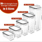 14-Piece Airtight Food Storage Set with Customizable Labels, Dishwasher Safe & BPA-Free Containers
