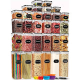 14Piece Airtight Food Storage Set with Labels