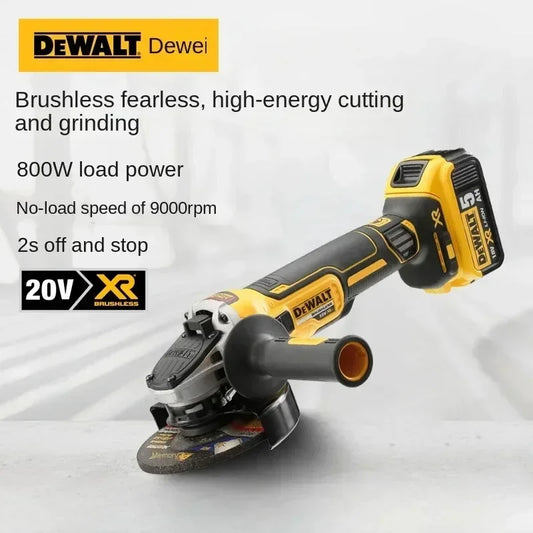 Zimonto - DEWALT DCG405 125mm flat head angle grinder bare machine tool cutting machine brushless 18V lithium battery tools