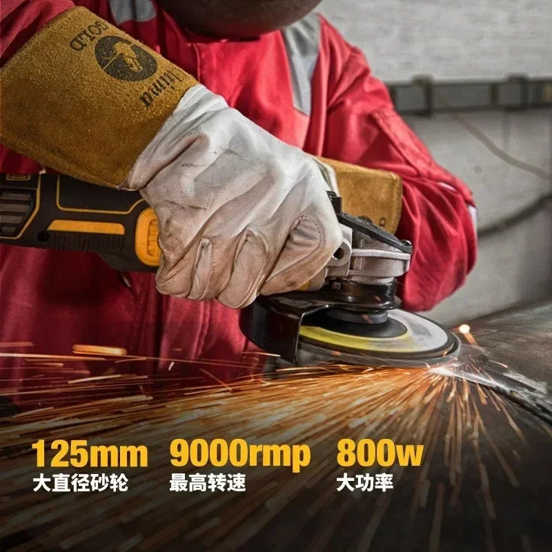 Zimonto - DEWALT DCG405 125mm flat head angle grinder bare machine tool cutting machine brushless 18V lithium battery tools