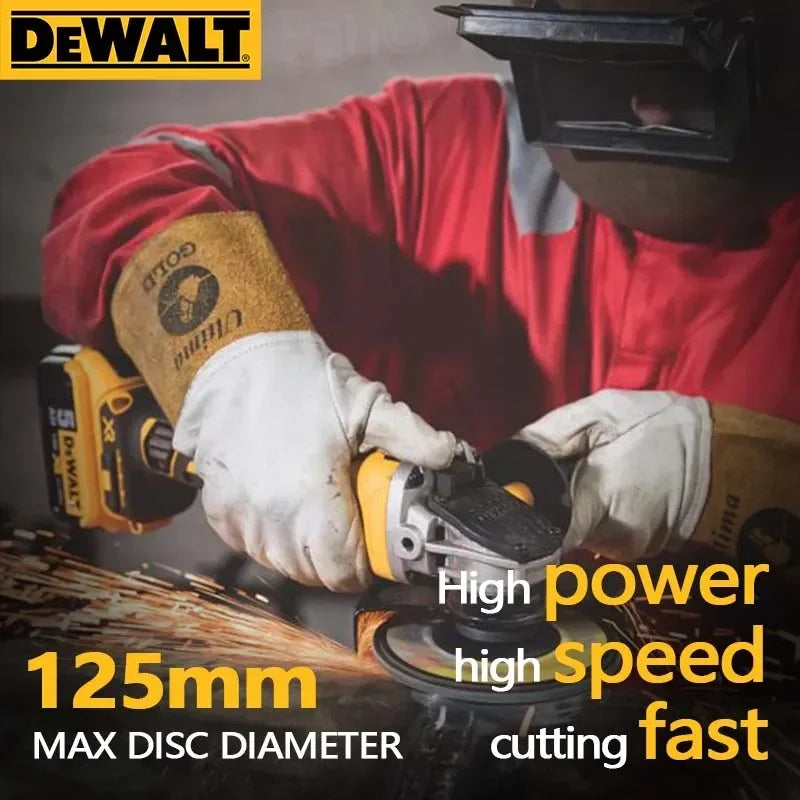 Zimonto - DEWALT DCG405 125mm flat head angle grinder bare machine tool cutting machine brushless 18V lithium battery tools