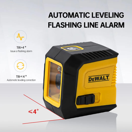 Zimonto - DEWALT Mini Laser Level 2-Line Horizontal Vertical Cross Level Green Light High-Precision Laser Self-Leveling Portable Tool