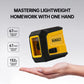 Zimonto - DEWALT Mini Laser Level 2-Line Horizontal Vertical Cross Level Green Light High-Precision Laser Self-Leveling Portable Tool