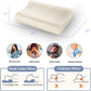 Zimonto - Thailand Pure Natural Latex Pillow Cervical Pillow Protect Memory Foam Pillow For Sleeping Orthopedic Pillow Slow Rebound60x40