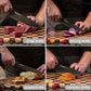 Astercook 15Piece Knife Set with BuiltIn Sharpener Black