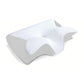 Zimonto - 1pc Memory Foam Cervical Pillow, 2 in 1 Ergonomic Contour Orthopedic Pillow for Neck Pain, Contoured Support Pillows,Neck Pillow White
