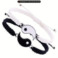Zimonto - 2 Pcs/Set Adjustable Yin Yang Tai Chi Matching Friendship Bracelets for BFF, Boyfriend, Girlfriend - Ideal Gift for Couples