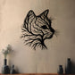 Zimonto - Elegant Cat Silhouette Tree Art Metal Wall Decor - Natural Style Home Decor, Unique Animal Enthusiast Gift, Minimalist Wall Art, Housewarming Gift for Office, Living Room, Bedroom, Kitchen, Patio - Iron Material