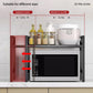 Zimonto - 1pc Expandable 42-64cm Microwave Shelf Organizer, Moisture And Rust Proof Microwave Countertop Organizer,Tableware Storage
