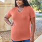 Zimonto - Basic Bae Bamboo Full Size V-Neck Short Sleeve T-Shirt