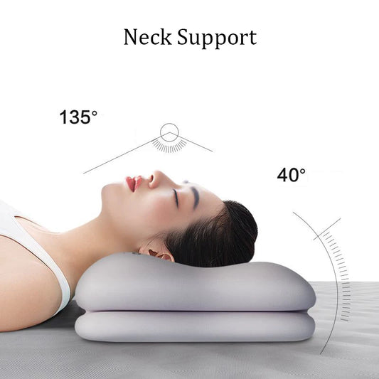 Zimonto - Ergonomic Memory Foam Pillow for All Sleep Positions, Multi-Zone Support, Zero Pressure, Deep Sleep, Neck Pain Relief