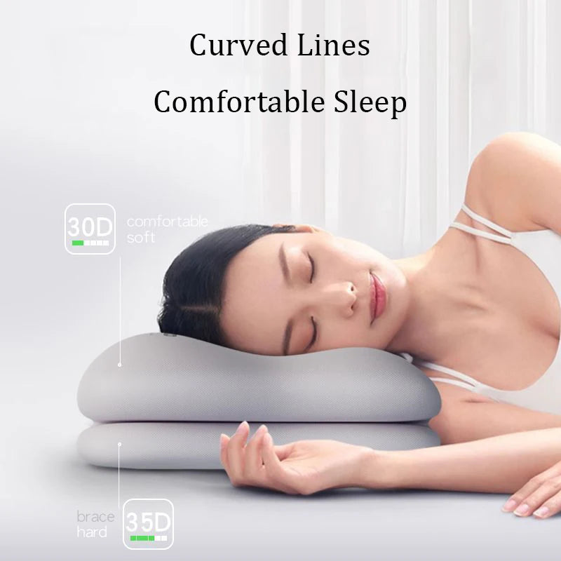 Zimonto - Ergonomic Memory Foam Pillow for All Sleep Positions, Multi-Zone Support, Zero Pressure, Deep Sleep, Neck Pain Relief