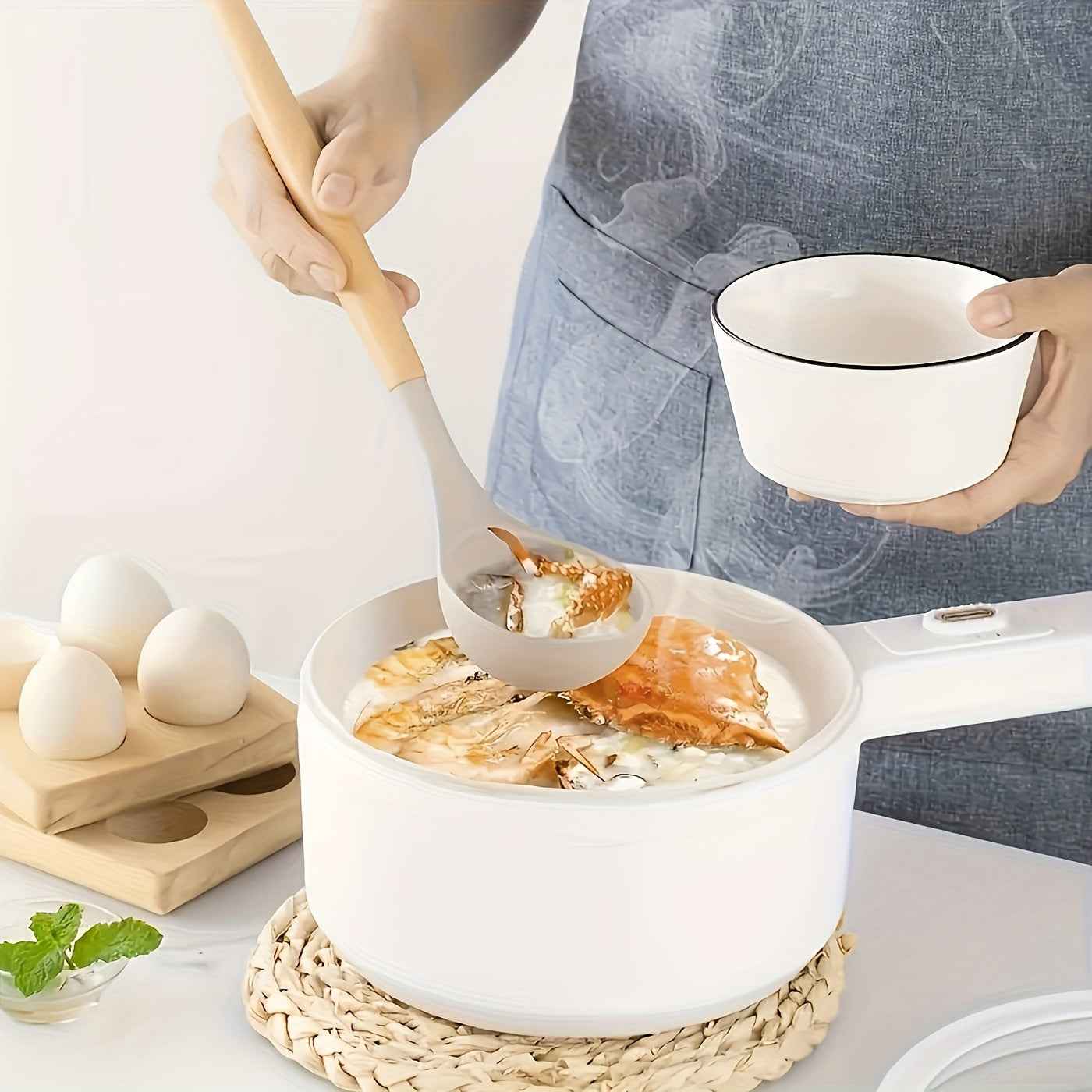 12Piece NonStick Silicone Utensil Set with Wooden Handles