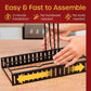 8-Tier Adjustable Iron Pot Rack Organizer with Hooks for Kitchen Storage and Display
