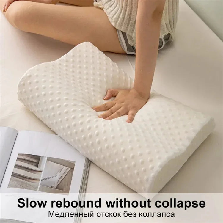 Zimonto - Long Pillow Memory Foam Bedding Pillow Neck Protection Slow Rebound Shaped Maternity Pillow For Sleeping Orthopedic Pillows