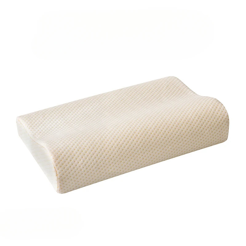 Zimonto - Long Pillow Memory Foam Bedding Pillow Neck Protection Slow Rebound Shaped Maternity Pillow For Sleeping Orthopedic Pillows Star shaped Yellow