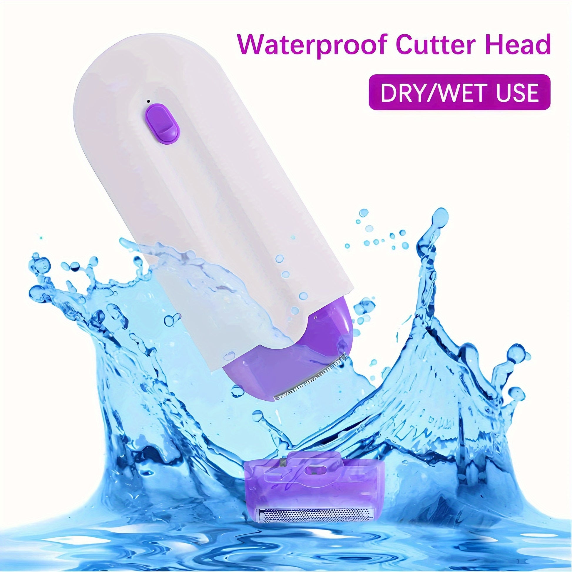 Zimonto - Waterproof Rechargeable Hair Remover for Women Painless Wet Dry Use