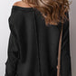 Zimonto - Exposed Seam Long Sleeve Sweatshirt