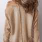 Zimonto - Exposed Seam Long Sleeve Sweatshirt
