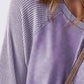 Zimonto - Exposed Seam Long Sleeve Sweatshirt