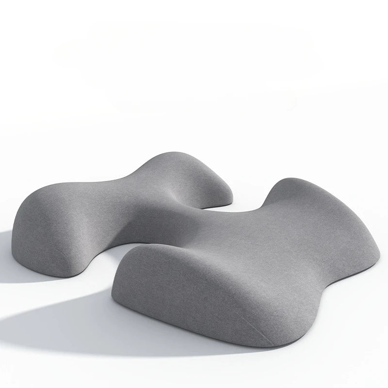 Zimonto - Body Support Pillow Memory Foam Massage Pillows Head Pillow T-Shaped Chest Cushion Home Beauty Bed Ssupport Shoulder and Abdomen T Shape-Light Gray