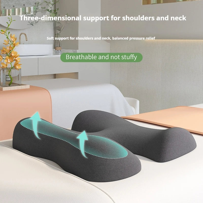Zimonto - Body Support Pillow Memory Foam Massage Pillows Head Pillow T-Shaped Chest Cushion Home Beauty Bed Ssupport Shoulder and Abdomen