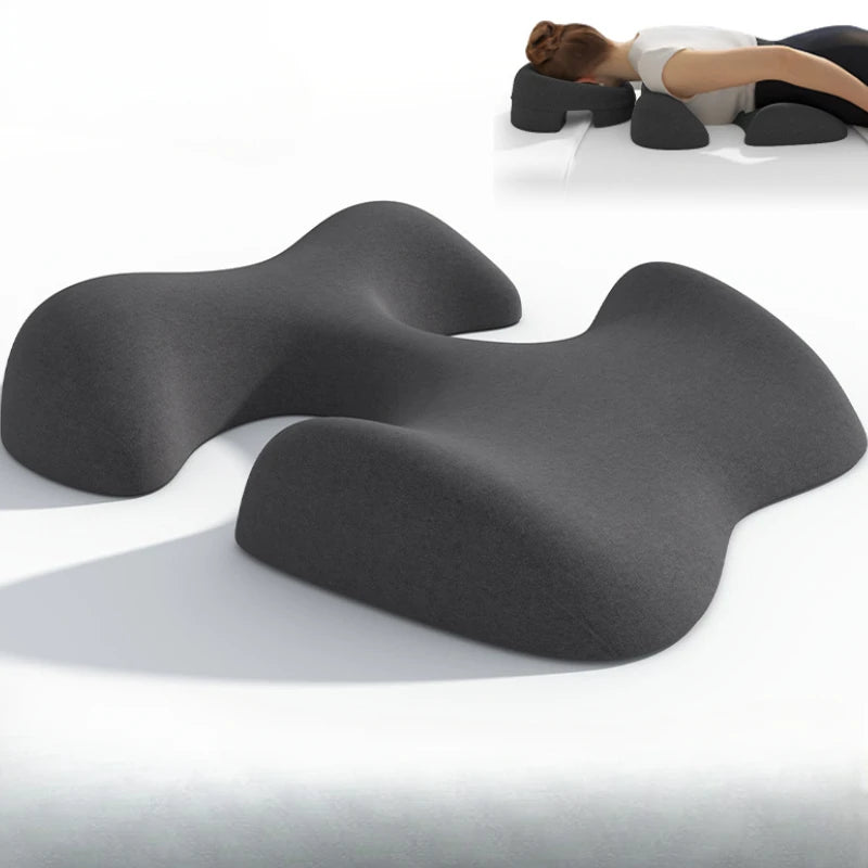 Zimonto - Body Support Pillow Memory Foam Massage Pillows Head Pillow T-Shaped Chest Cushion Home Beauty Bed Ssupport Shoulder and Abdomen
