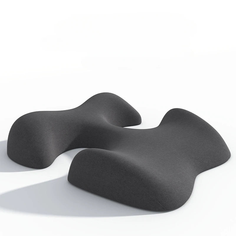 Zimonto - Body Support Pillow Memory Foam Massage Pillows Head Pillow T-Shaped Chest Cushion Home Beauty Bed Ssupport Shoulder and Abdomen T Shape-Dark Gray