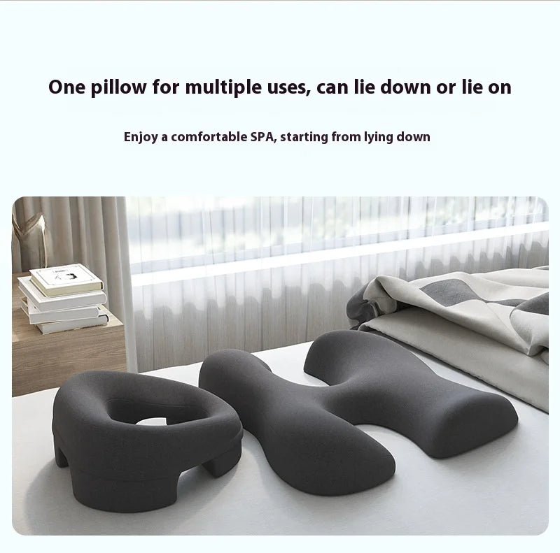 Zimonto - Body Support Pillow Memory Foam Massage Pillows Head Pillow T-Shaped Chest Cushion Home Beauty Bed Ssupport Shoulder and Abdomen