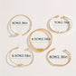 Zimonto - 5 Pieces Vintage Elegant Simple Geometric Twisted Glossy Open Bangle Set Women's Daily Match Attend Party Vacation Dating Holiday Gift
