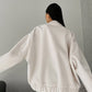Zimonto - Womens Cozy Fleece Bomber Jacket with Pockets