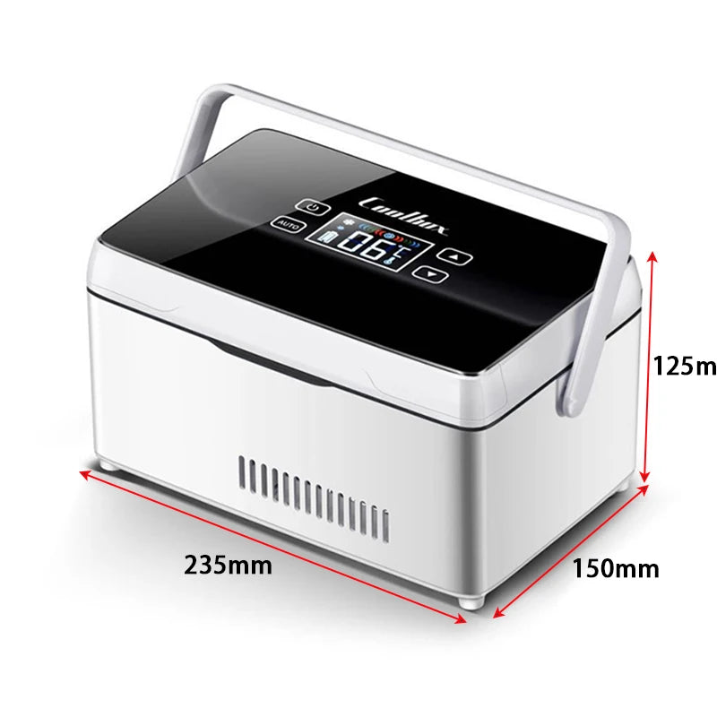 Zimonto - 20400mAh Portable Insulin Refrigerator USB Rechargeable Mini Cold Box Drug Medicine Constant Temperature Cooler Case With Bag