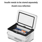 Zimonto - 20400mAh Portable Insulin Refrigerator USB Rechargeable Mini Cold Box Drug Medicine Constant Temperature Cooler Case With Bag