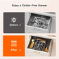 Adjustable 2-Compartment Expandable Cutlery Tray Organizer for Kitchen Drawers, Durable Design