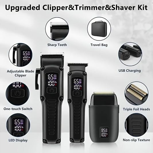 Zimonto - AllinOne Cordless Hair Clippers Trimmers for Men