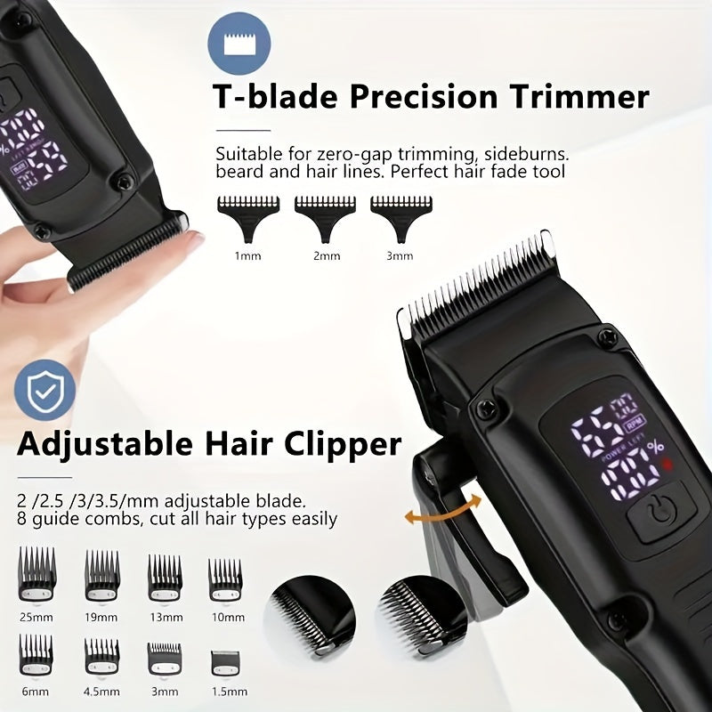 Zimonto - AllinOne Cordless Hair Clippers Trimmers for Men