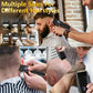 Cordless hair clippers and trimmers with multiple guide comb attachments for different hairstyles, featured on a Zimonto store product image.