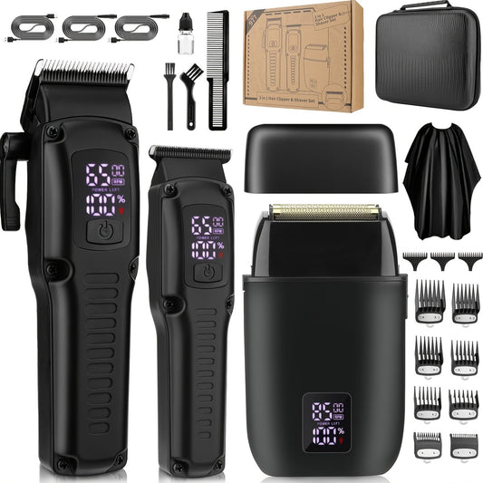 Zimonto - AllinOne Cordless Hair Clippers Trimmers for Men