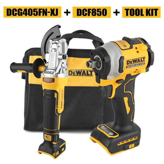 Zimonto - DeWalt Dcf850 Dcg405FNbag electric wrench angle grinder polishing machine 2 tool combination combination hand drill impact drill