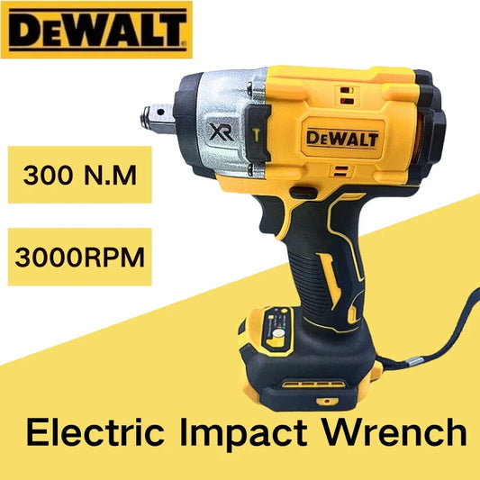 Zimonto - DeWalt power Tools electric wrench 20v brushless electric wrench Adjustable speed impact wrench Compact drill/drive power tool