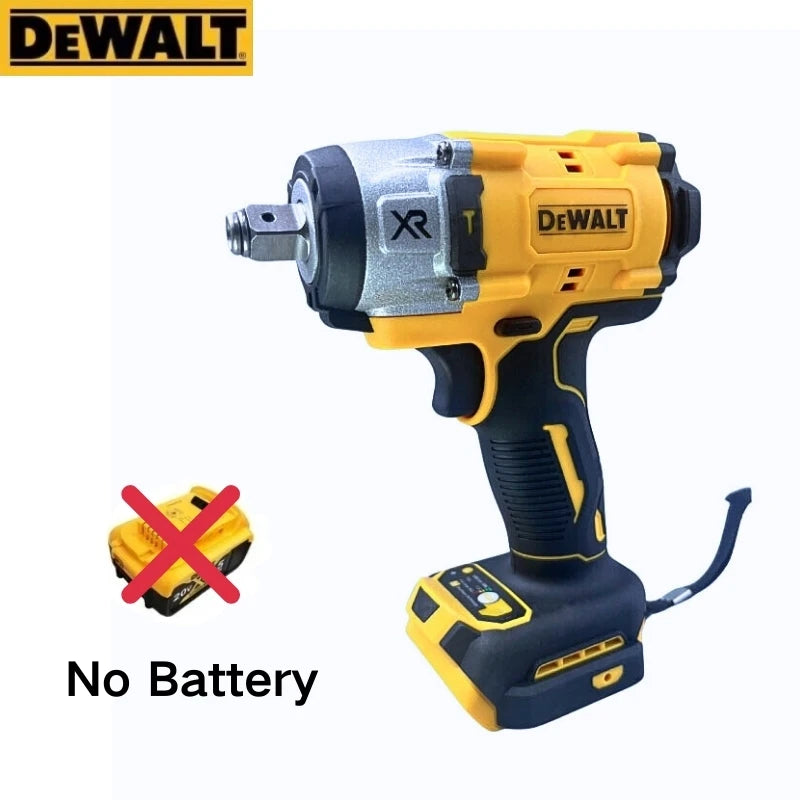 Zimonto - DeWalt power Tools electric wrench 20v brushless electric wrench Adjustable speed impact wrench Compact drill/drive power tool No Battery