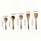 5-Piece Ergonomic Wooden Utensils Set for Non-Stick Cookware - Durable, Food-Contact Safe, All-Natural