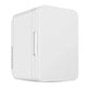 Zimonto - 8L Portable Vehicle Refrigerator Mini Fridge Car And Home Dual-Use For Cooling Heating Refrigeration Dormitory Household Beauty White